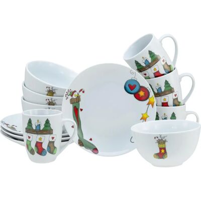CreaTable Luna 12 részes Porcelán étkészlet CreaTable Luna 12 részes Porcelán étkészlet