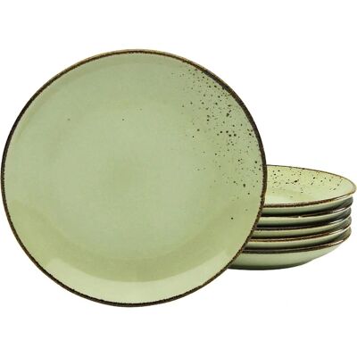 CREATABLE Collection Nature Assiette Verte 21cm - Assiette à dessert - Publicité CREATABLE Collection Nature Assiette Verte 21cm - Assiette à dessert - Publicité
