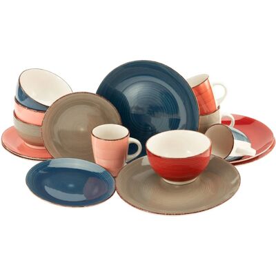 CREATABLE Bella Casa Cottage Juego de 16 piezas - Vajilla CREATABLE Bella Casa Cottage Juego de 16 piezas - Vajilla