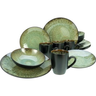 Creatable Jawa 16-teiliges Geschirr-Set - Bunt, Unikat Creatable Jawa 16-teiliges Geschirr-Set - Bunt, Unikat