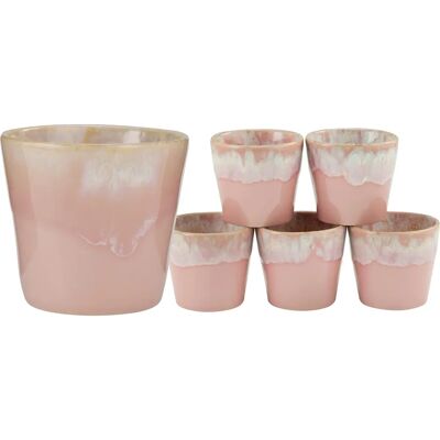 CreaTable Grespresso Lungo Roze Koffiebekerset - Koffiesoort CreaTable Grespresso Lungo Roze Koffiebekerset - Koffiesoort