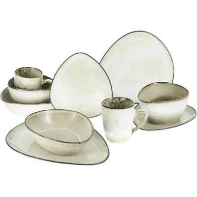 CREATABLE Cloudy Beigegeschirr-Set 10-tlg. - Organisch Modern CREATABLE Cloudy Beigegeschirr-Set 10-tlg. - Organisch Modern
