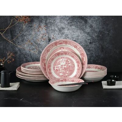CreaTable China Town Rot 18-tlg. Geschirr-Set - Asiatische Kultur CreaTable China Town Rot 18-tlg. Geschirr-Set - Asiatische Kultur