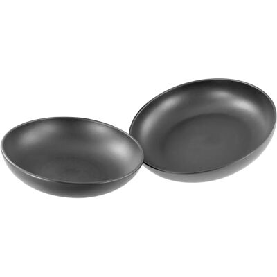 Creatable Uno Zwart Serveerschaal Set - Keukengerei Creatable Uno Zwart Serveerschaal Set - Keukengerei