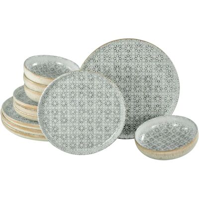 CreaTable Uno Emiliana Grau Geschirrset - Geschirr-Set CreaTable Uno Emiliana Grau Geschirrset - Geschirr-Set