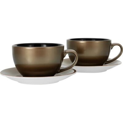 Creatable Conjunto de 4 Tazas - Cerámica Cappuccino - Golden Days Creatable Conjunto de 4 Tazas - Cerámica Cappuccino - Golden Days