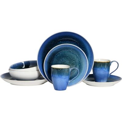 Creatable Caldera Ensemble de Vaisselle Bleue 8 pièces - Vaisselle Creatable Caldera Ensemble de Vaisselle Bleue 8 pièces - Vaisselle
