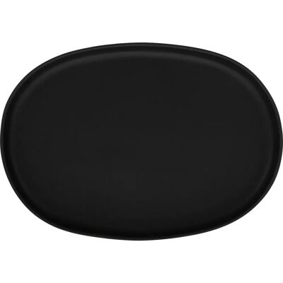 CreaTable Uno Black Assiette de Service Ovale - Assiette de Service - Publicité CreaTable Uno Black Assiette de Service Ovale - Assiette de Service - Publicité
