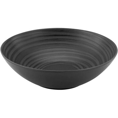 CreaTable Lava Stone - Saladeschaalenset, zwart-grijs CreaTable Lava Stone - Saladeschaalenset, zwart-grijs