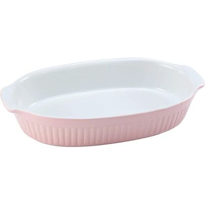 Creatable Pastell Kitchen Plat à gratin ovale rose - Résistante au four Creatable Pastell Kitchen Plat à gratin ovale rose - Résistante au four