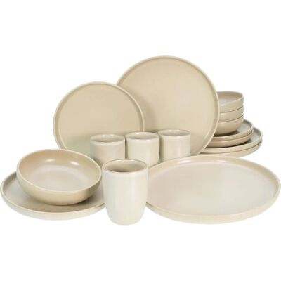 Creatable Uno Ensemble de Vaisselle Beige 16 pièces - Vaisselle Creatable Uno Ensemble de Vaisselle Beige 16 pièces - Vaisselle