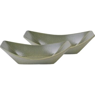 Creatable Boat Tazón Verde de Servicio - Tendencia 'Street Food' Creatable Boat Tazón Verde de Servicio - Tendencia 'Street Food'
