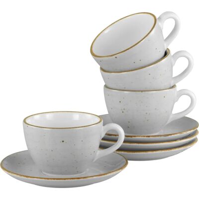 CreaTable Vintage Nature Tassen-Set - Porzellan, 8-tlg. CreaTable Vintage Nature Tassen-Set - Porzellan, 8-tlg.