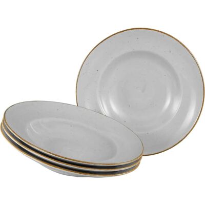 CreaTable Vintage Nature - Assiettes à Pâtes en Porcelaine 27cm (4 pcs) CreaTable Vintage Nature - Assiettes à Pâtes en Porcelaine 27cm (4 pcs)