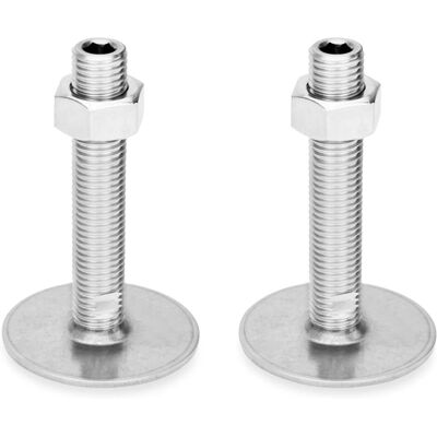 Pies ajustables de acero inoxidable Ganter M16 - Para ambientes agresivos Pies ajustables de acero inoxidable Ganter M16 - Para ambientes agresivos