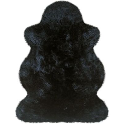 HEITMANN FELLE Lammfell Teppich - Premium Qualität - Schwarz 68x100cm HEITMANN FELLE Lammfell Teppich - Premium Qualität - Schwarz 68x100cm