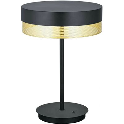 Hell Modell 50404/1-06 - Mesh LED Tischlampe - Schwarz/Gold Hell Modell 50404/1-06 - Mesh LED Tischlampe - Schwarz/Gold
