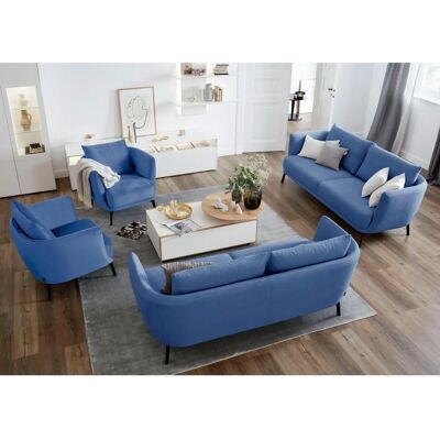 SCHÖNER WOHNEN-KOLLEKTION - Pearl - Velours - Marineblau - Armchair SCHÖNER WOHNEN-KOLLEKTION - Pearl - Velours - Marineblau - Armchair