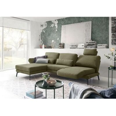 CANDY Kairo L-Form Sofa - Modern, Oliv, Pflegeleicht CANDY Kairo L-Form Sofa - Modern, Oliv, Pflegeleicht