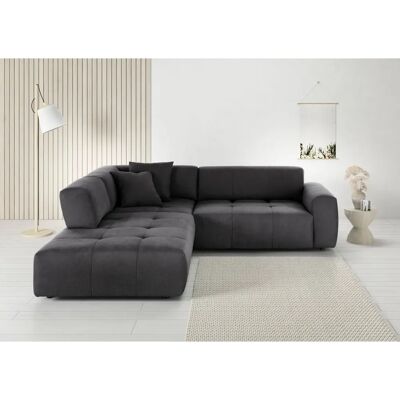 Candy Yoshy L-Form Sofa - Modern, Pflegeleicht, Grau Candy Yoshy L-Form Sofa - Modern, Pflegeleicht, Grau