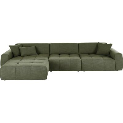 Candy Yoshy L-Form Sofa - Modern, Grün, 378x74x200cm Candy Yoshy L-Form Sofa - Modern, Grün, 378x74x200cm
