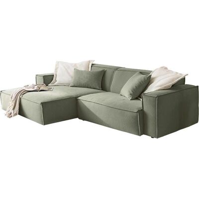 CANDY Matteo Oliv Ecksofa - L-Form, 276cm CANDY Matteo Oliv Ecksofa - L-Form, 276cm