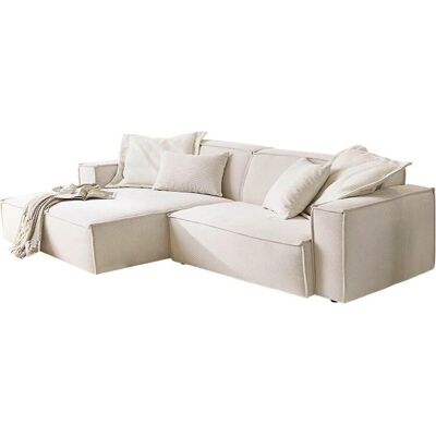 CANDY Matteo L-Form Weißes Sofa - Sofa CANDY Matteo L-Form Weißes Sofa - Sofa