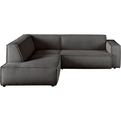 CANDY Matteo L-Form Sofa - dunkelgrau - Modulares L-Form-Design CANDY Matteo L-Form Sofa - dunkelgrau - Modulares L-Form-Design