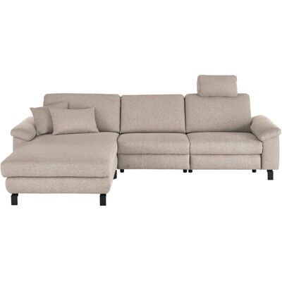 Candy Mainau L-Form Taupe Sofa - Relaxfunktion Candy Mainau L-Form Taupe Sofa - Relaxfunktion