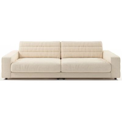 Candy Streifen Sofa - Chenille, Beige - Modernes Lifestyle-Möbel Candy Streifen Sofa - Chenille, Beige - Modernes Lifestyle-Möbel
