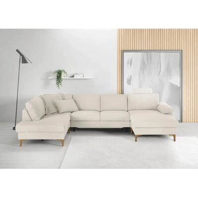 Candy Lecce Weiße U-Form Wohnlandschaft - Wohnzimmer Candy Lecce Weiße U-Form Wohnlandschaft - Wohnzimmer