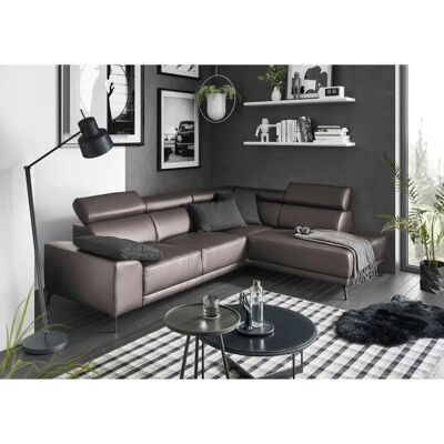 Candy Greve L-Form Ledersofa - Sofa Candy Greve L-Form Ledersofa - Sofa