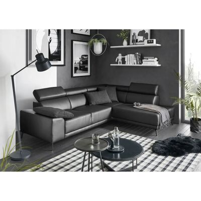 Candy Greve L-Form Leder-Couch - Sofa Candy Greve L-Form Leder-Couch - Sofa