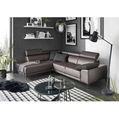 Candy Greve L-Form Ledersofa - Sofa Candy Greve L-Form Ledersofa - Sofa