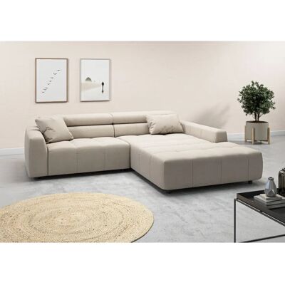 Candy Denver taupe L-Form Sofa - Sofas Candy Denver taupe L-Form Sofa - Sofas