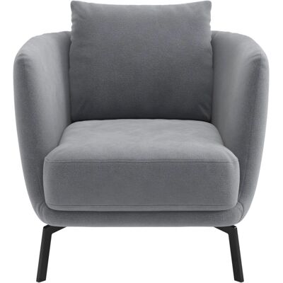 SCHÖNER WOHNEN Pearl Sessel grau 86x68x86 cm - Flachgewebe SCHÖNER WOHNEN Pearl Sessel grau 86x68x86 cm - Flachgewebe