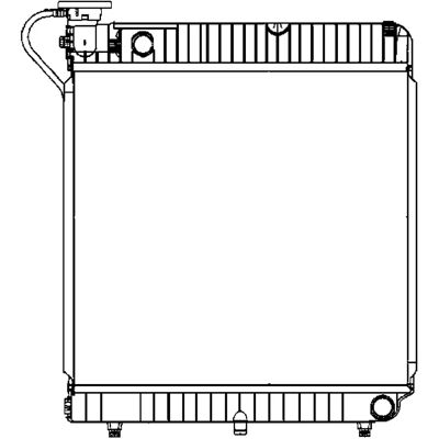 Radiador NISSENS 63005A - Aletas de Aluminio Radiador NISSENS 63005A - Aletas de Aluminio