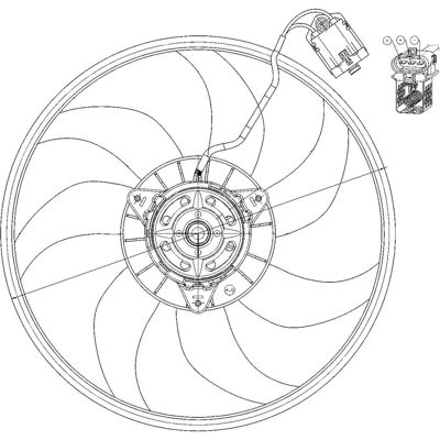 HELLA 8EW 351 039-741 Kylfläkt - Elektrisk, 386mm HELLA 8EW 351 039-741 Kylfläkt - Elektrisk, 386mm