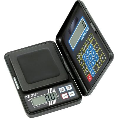 KERN Zakweegschaal - 60g, 0,01g, met calculator KERN Zakweegschaal - 60g, 0,01g, met calculator