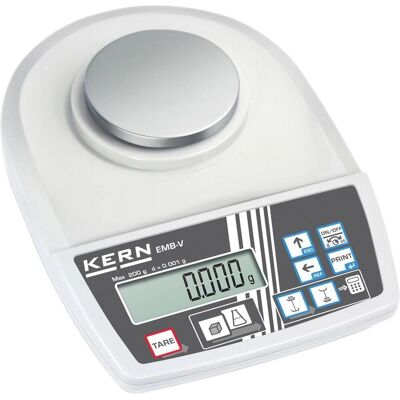 Bilancia di precisione Kern EMB 200-3V - Max 0,2kg, 0,001g leggibilità Bilancia di precisione Kern EMB 200-3V - Max 0,2kg, 0,001g leggibilità