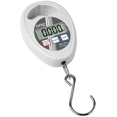 KERN Balance suspendue - 5kg, Argent, Hold, Peak KERN Balance suspendue - 5kg, Argent, Hold, Peak