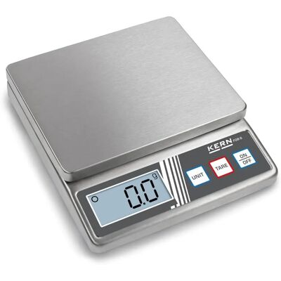 Kern Fob 5K1S Balance en acier inoxydable - 5 kg, 1 g - Publicité Kern Fob 5K1S Balance en acier inoxydable - 5 kg, 1 g - Publicité