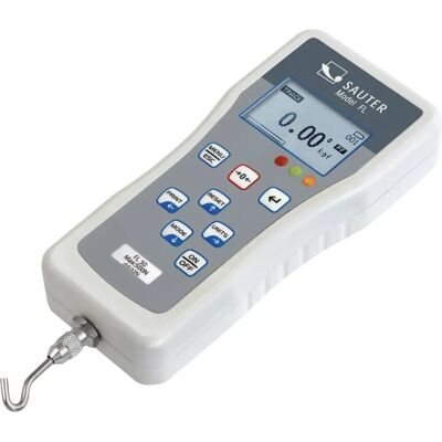 Sauter FL 1K Kraftmåler - Maks. belastning 1000 N, 0,2% nøjagtighed, digitalt display Sauter FL 1K Kraftmåler - Maks. belastning 1000 N, 0,2% nøjagtighed, digitalt display