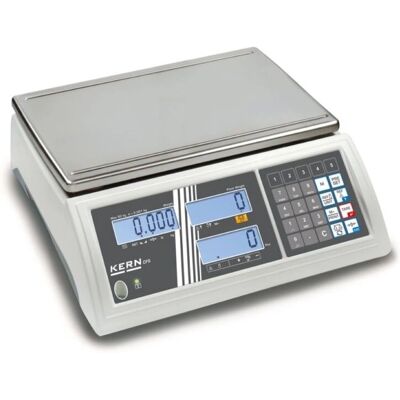 KERN - Escala INOX 370x240 - 50 kg - 1 g - Balança de pesagem KERN - Escala INOX 370x240 - 50 kg - 1 g - Balança de pesagem