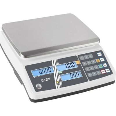 Kern RPB 6K1DM Våg - 6 kg - 1 g - Bakgrundsbelyst, justerbar display Kern RPB 6K1DM Våg - 6 kg - 1 g - Bakgrundsbelyst, justerbar display