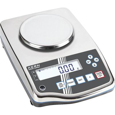 KERN Hochauflösende Präzisionswaage - Ø 140mm, 0,82kg, IP65 KERN Hochauflösende Präzisionswaage - Ø 140mm, 0,82kg, IP65