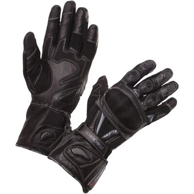 Gants de moto Modeka Sahara Traveller - Noir - M L - Unisexe - Publicité Gants de moto Modeka Sahara Traveller - Noir - M L - Unisexe - Publicité