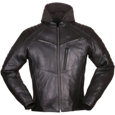 Veste en cuir Modeka Bad Eddie - Noir, XL, Décontracté - Publicité Veste en cuir Modeka Bad Eddie - Noir, XL, Décontracté - Publicité