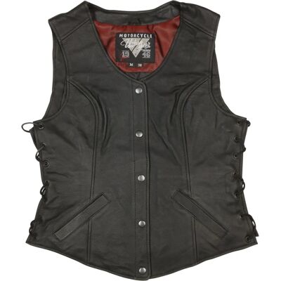Modeka Diona Damen Motorrad Weste - Schwarz - 36 Modeka Diona Damen Motorrad Weste - Schwarz - 36