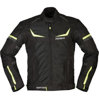 Modeka Yannik Air Motorrad Textiljacke - Schwarz Gelb - Motorrad Textiljacke Modeka Yannik Air Motorrad Textiljacke - Schwarz Gelb - Motorrad Textiljacke